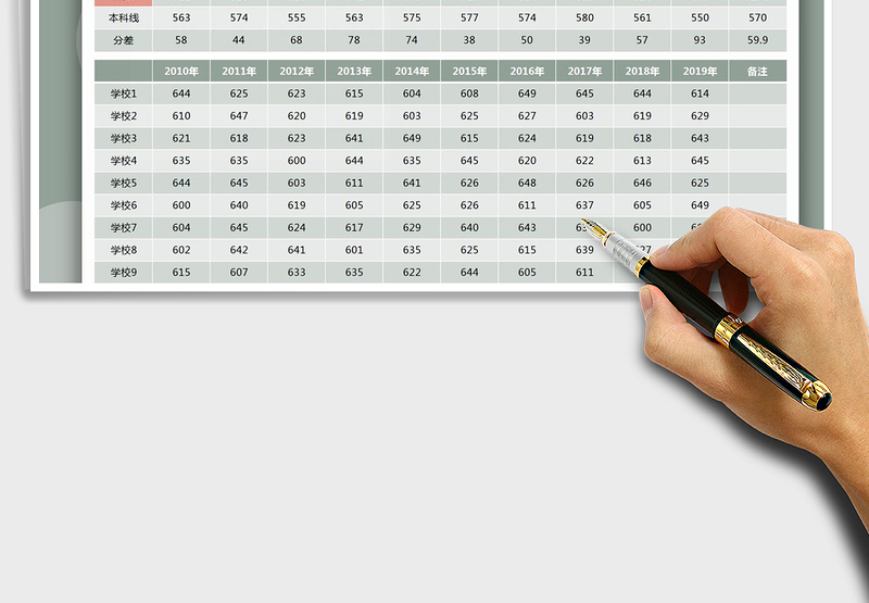 2024年高考志愿填报辅助分析表格