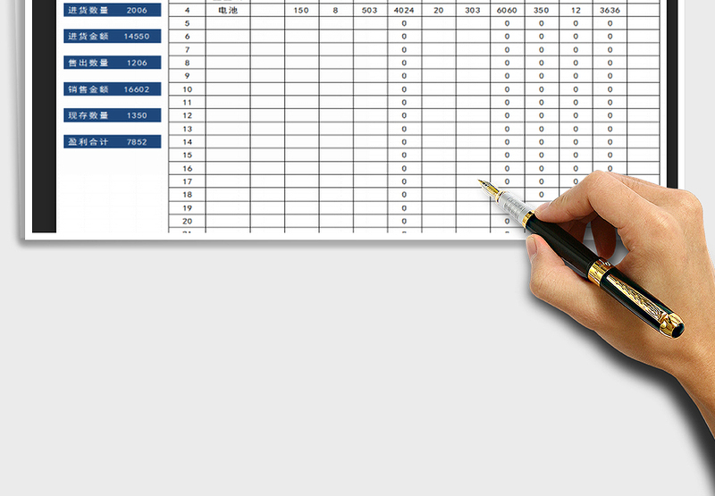 2025年库存表（盘点登记）