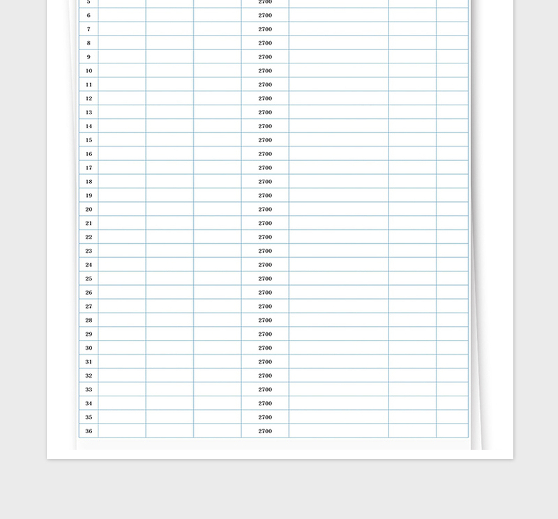 日常流水账-适用各类流水账目登记