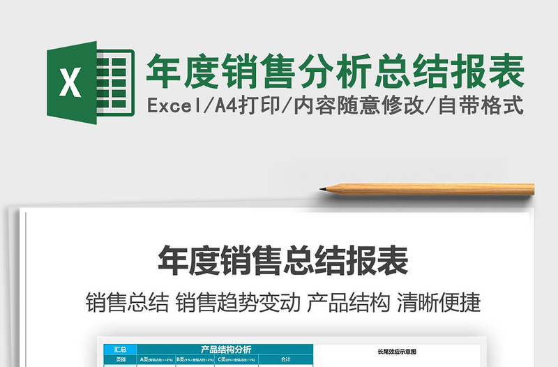 2025年年度销售分析总结报表