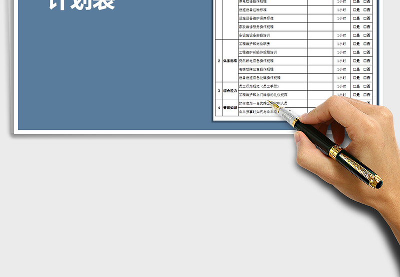 2025年工程部培训计划表