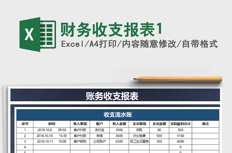 2025年财务收支报表1