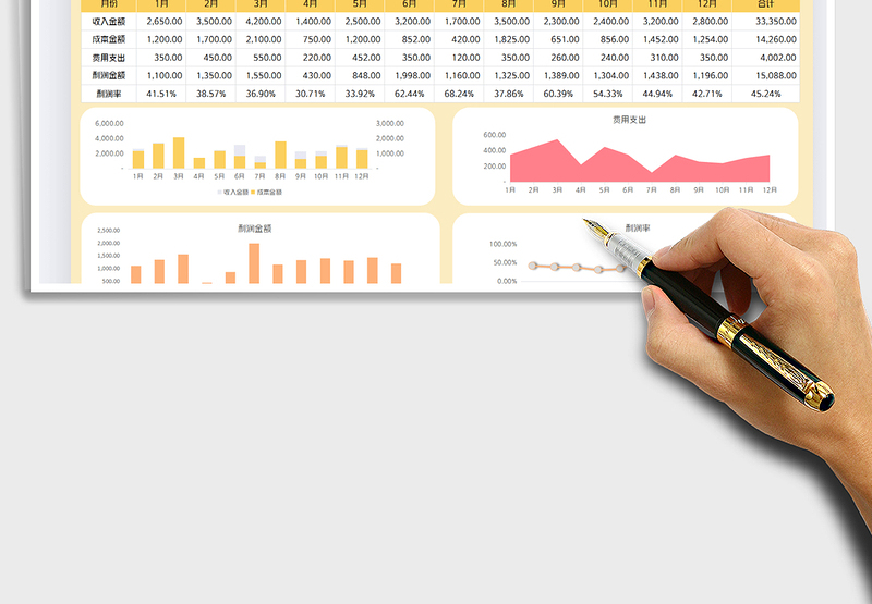 2025财务报表-可视化图表免费下载