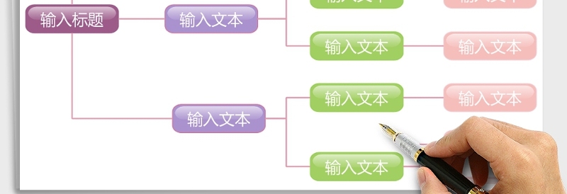 简洁思维导图excel表格下载