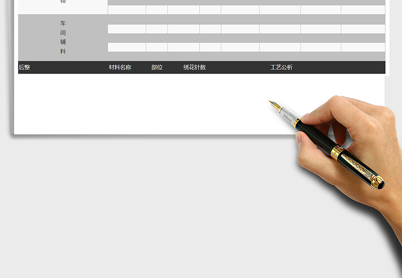 2025年成衣生产成本核算表