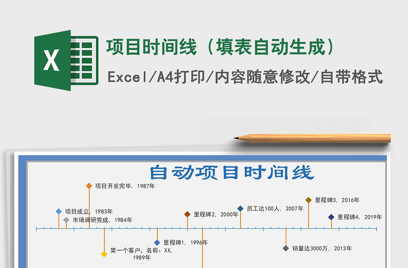 项目时间线（填表自动生成）