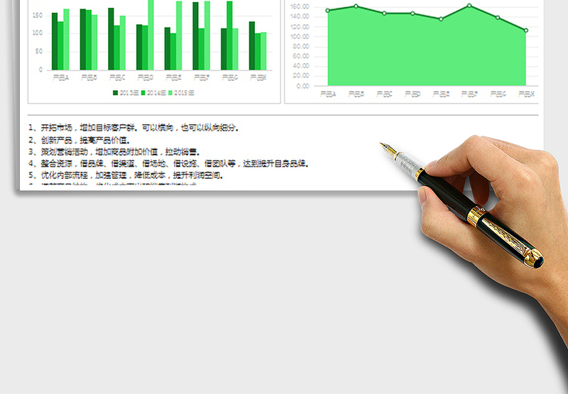 2024自动生成历年数据分析可视化图表exce表格