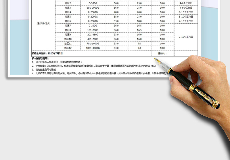 2025年快递(物流)泡货报价表