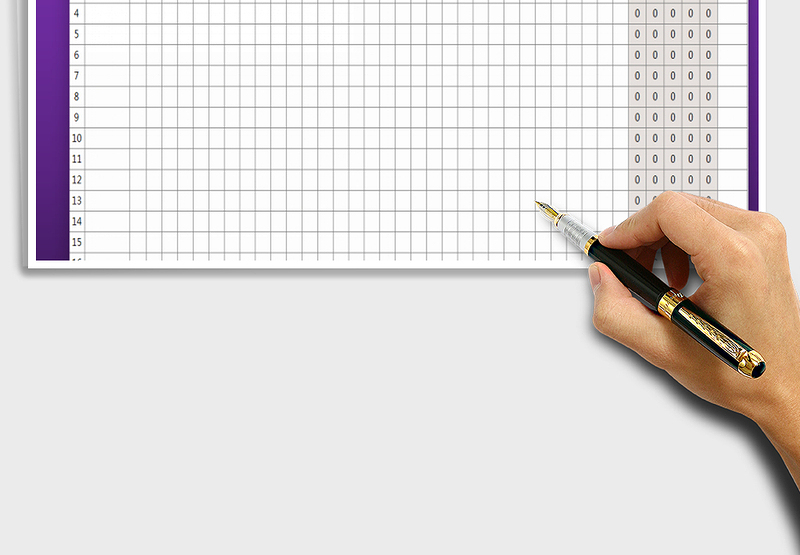 2025年考勤表 (日期自动、自动统计出勤）免费下载