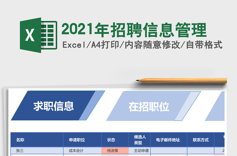 2025年招聘信息管理