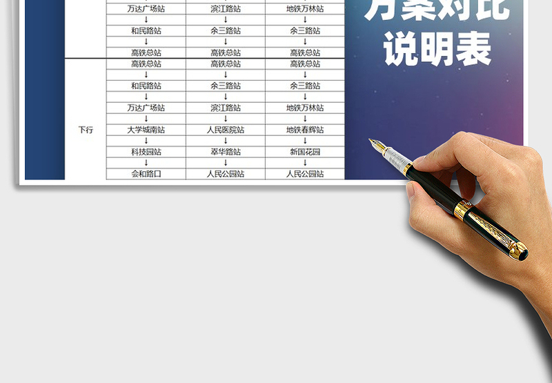 2025年方案对比说明表