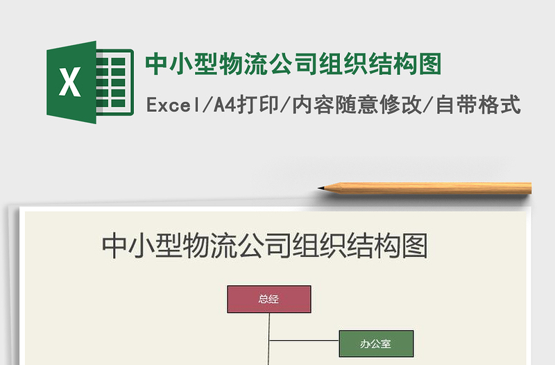 2025年中小型物流公司组织结构图