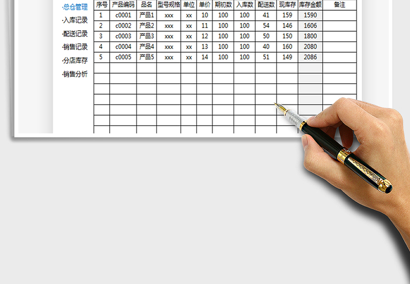 2025年分店管理表-表格系统