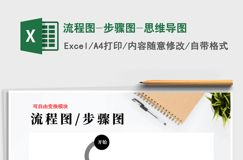 2024年流程图-步骤图-思维导图