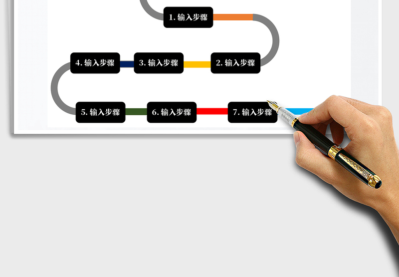 2024年流程图-步骤图-思维导图