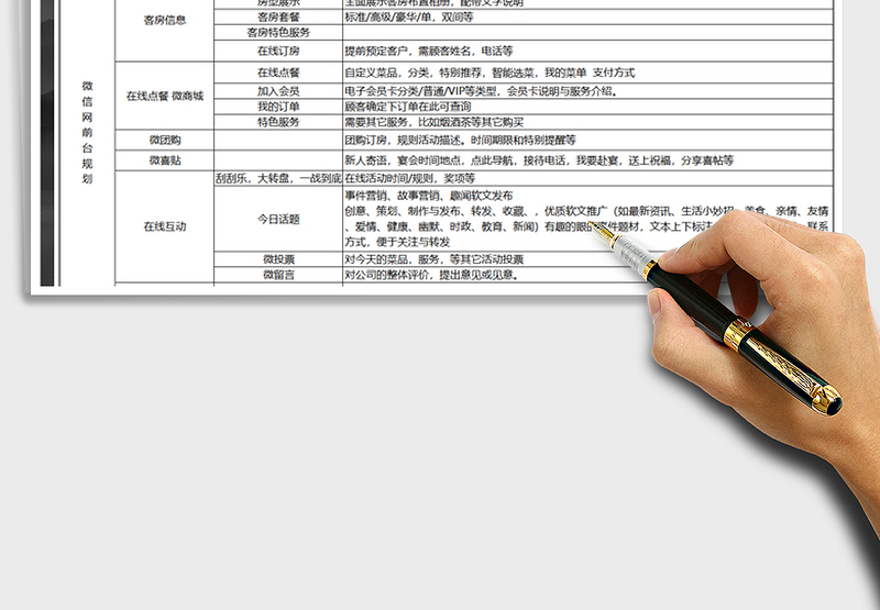 酒店公众号微信营销策划案