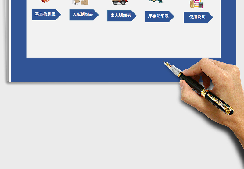 2025年进销存管理明细表-出入库