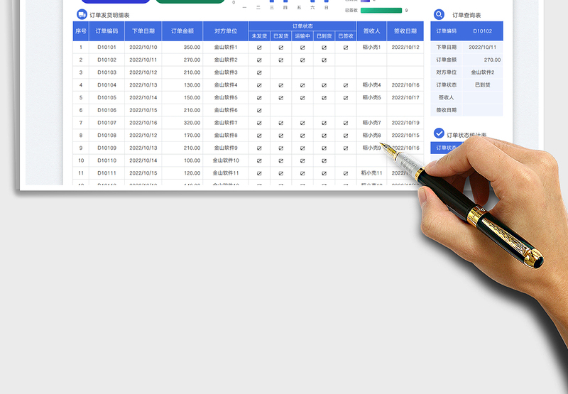 2025销售订单跟踪表