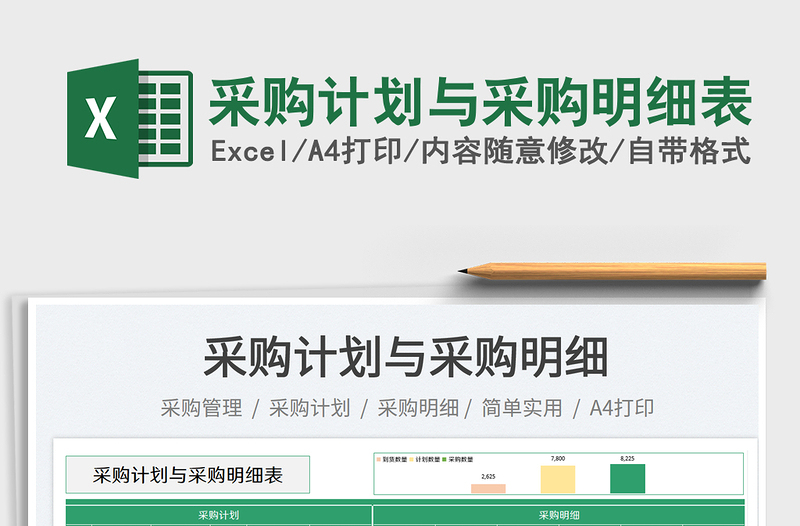 2025采购计划与采购明细表