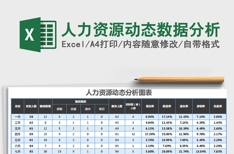 2025年人力资源动态数据分析