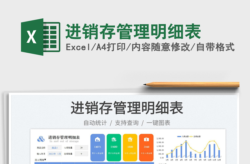 2025进销存管理明细表免费下载