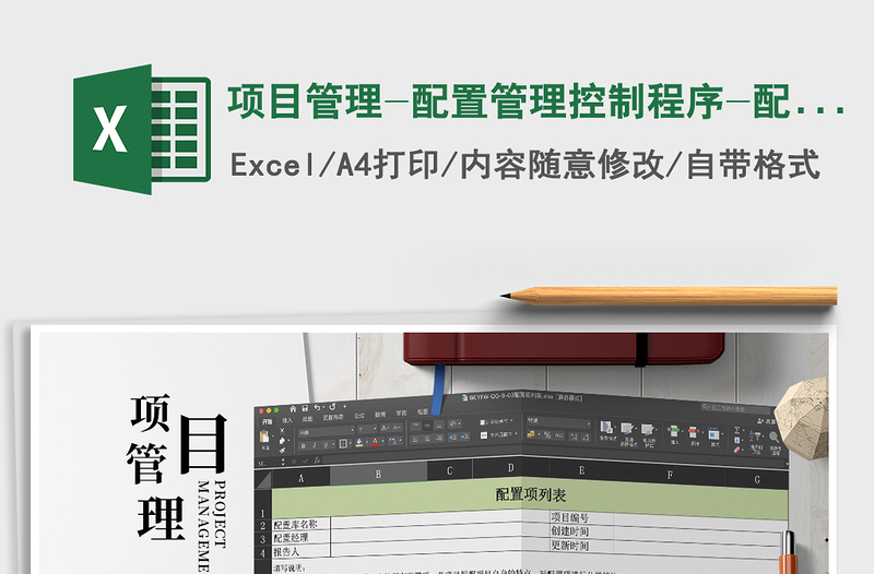 2025年项目管理-配置管理控制程序-配置项列表