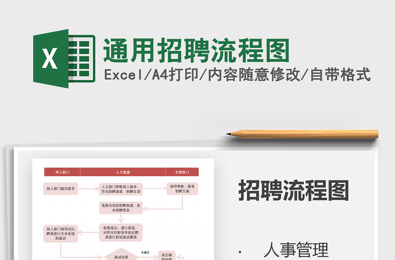 2025年通用招聘流程图免费下载