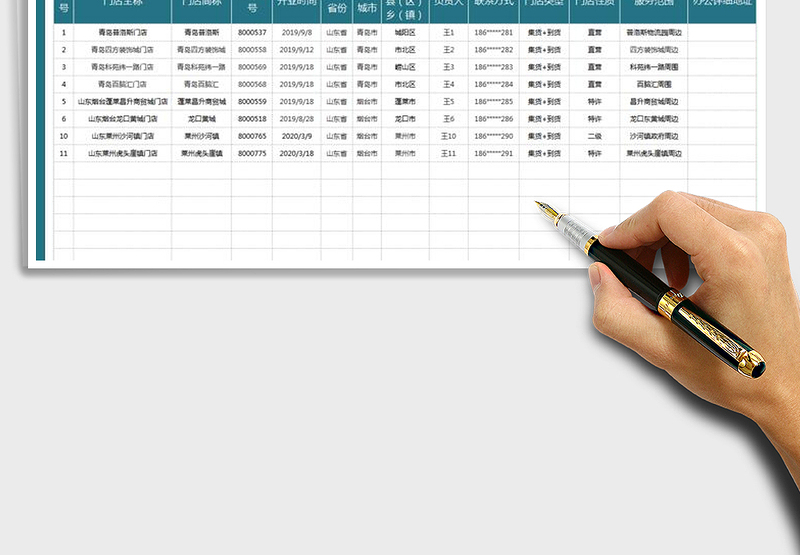 2025年加盟门店登记表