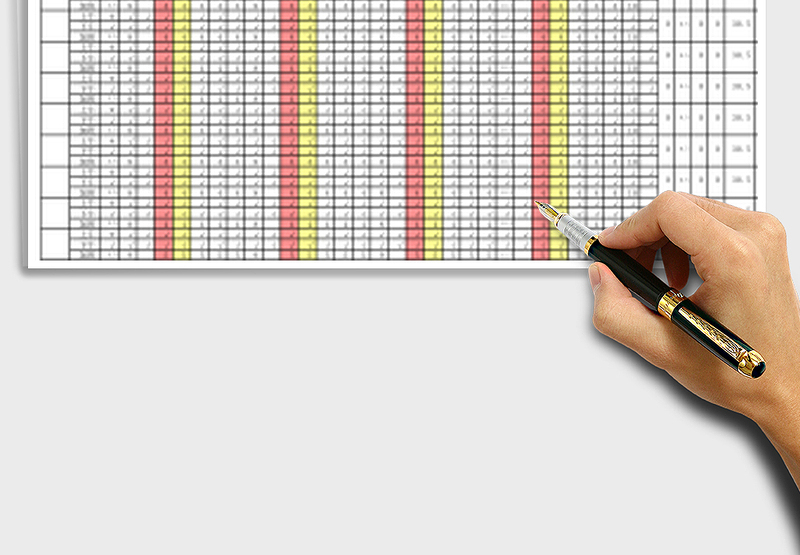 2025年员工考勤表-智能计算