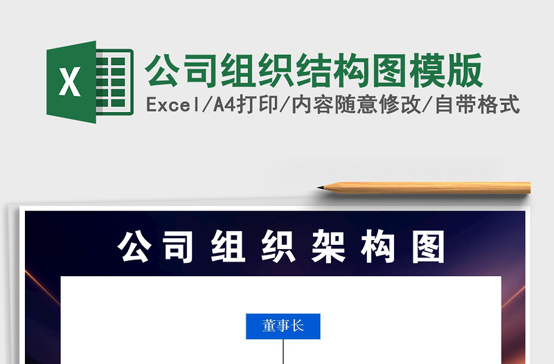 2025年公司组织结构图模版