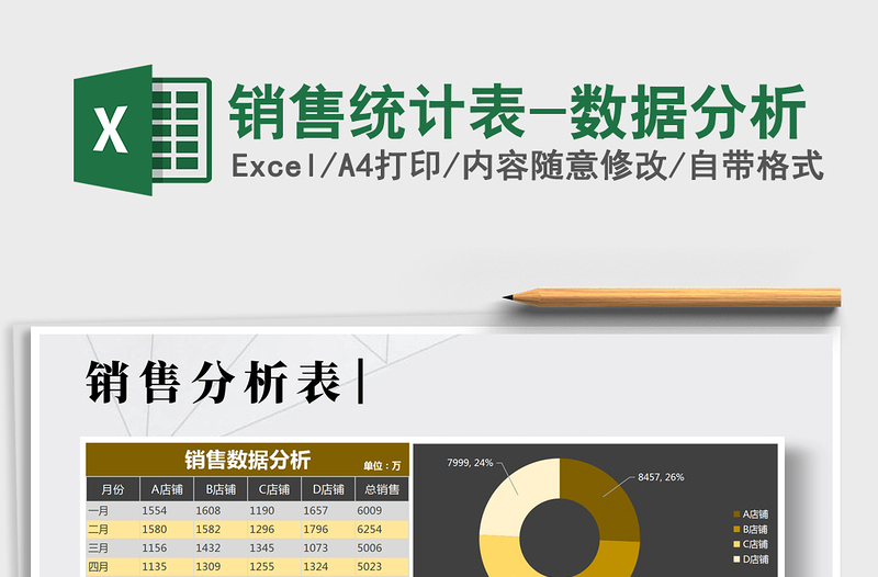 2025年销售统计表-数据分析