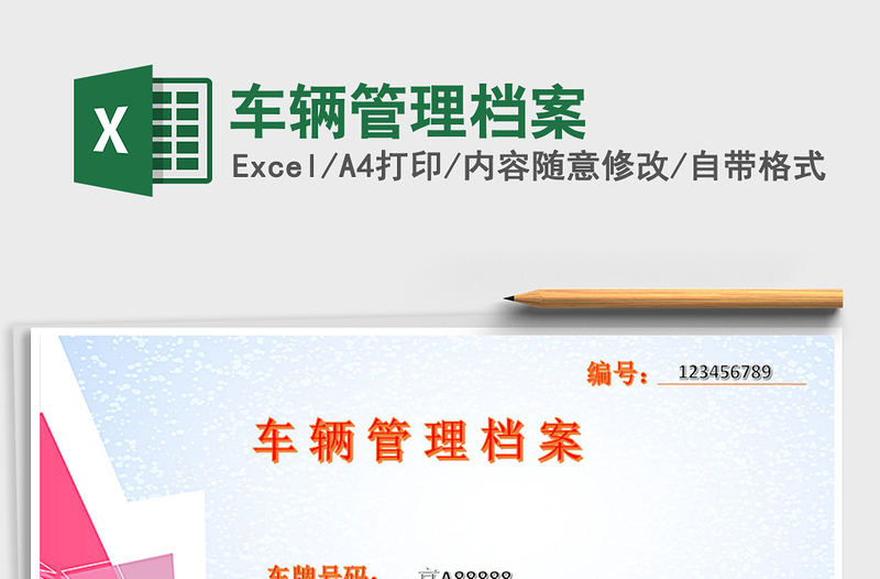 2024年车辆管理档案