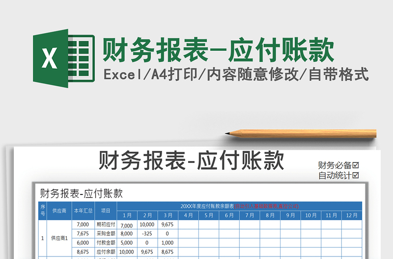 2025年财务报表-应付账款