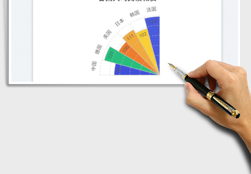 2025玫瑰图扇形免费下载