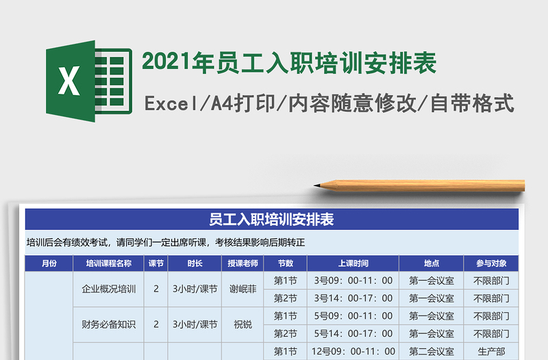 2025年员工入职培训安排表