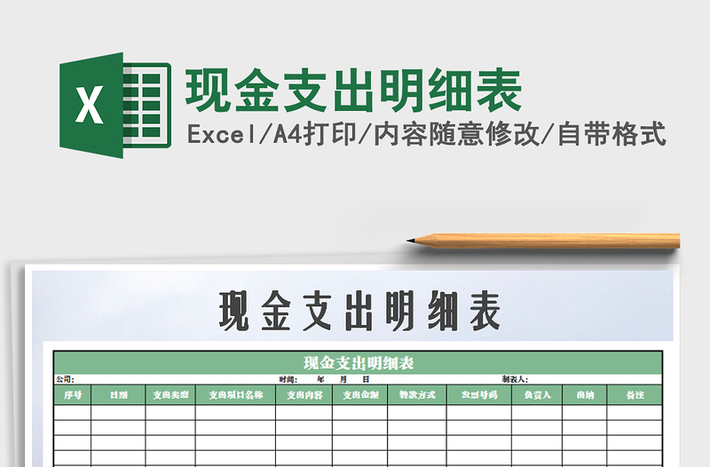 2025年现金支出明细表