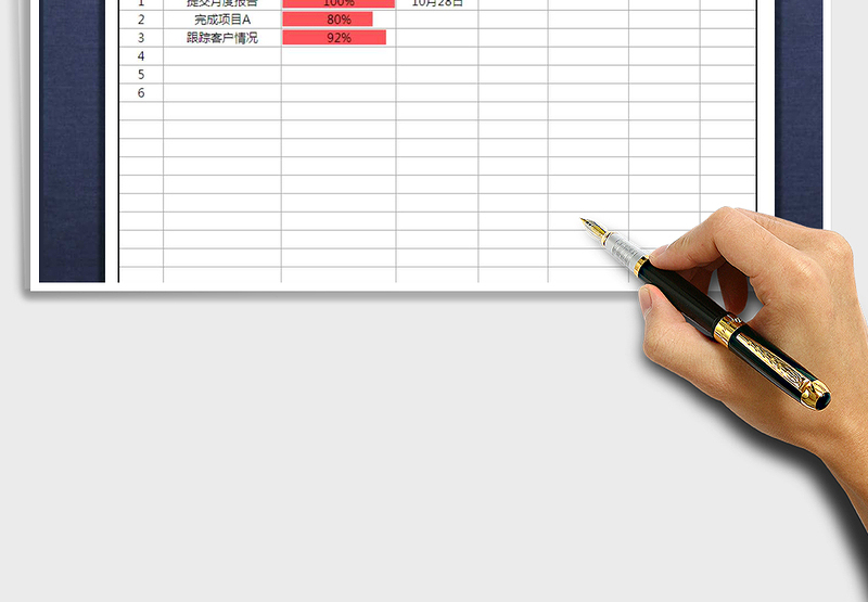 2025年工作总结表格(自动计算）