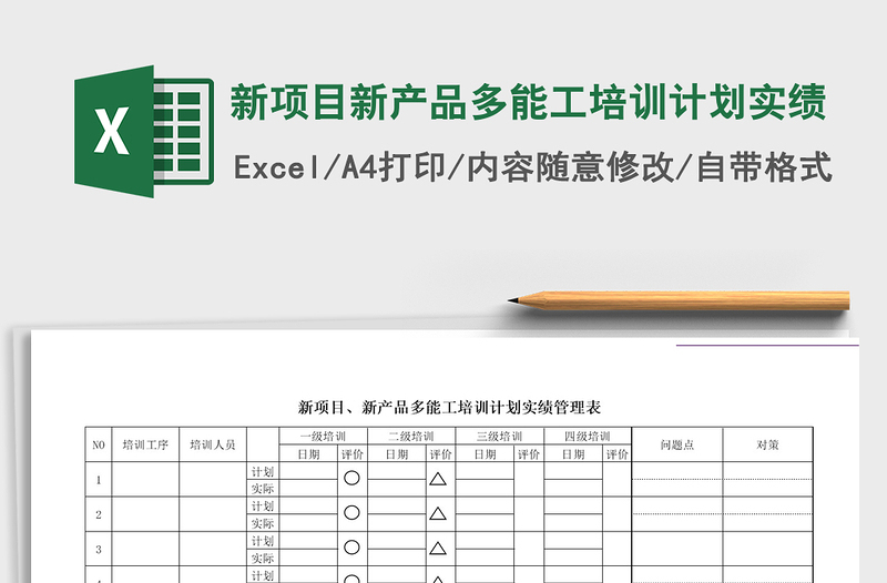 2025年新项目新产品多能工培训计划实绩