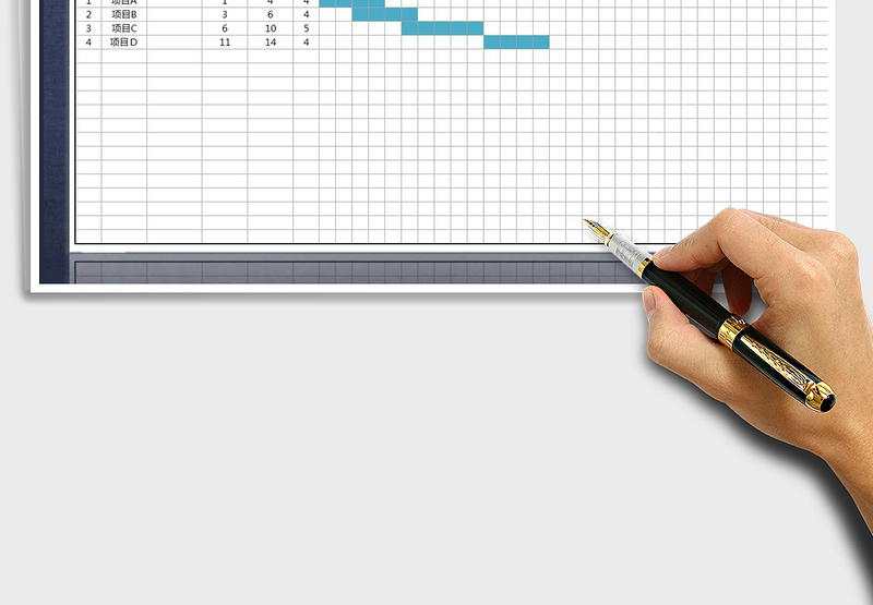 2025年工程项目进度计划表甘特图