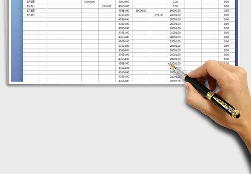 2025年财务必备-出纳日记账