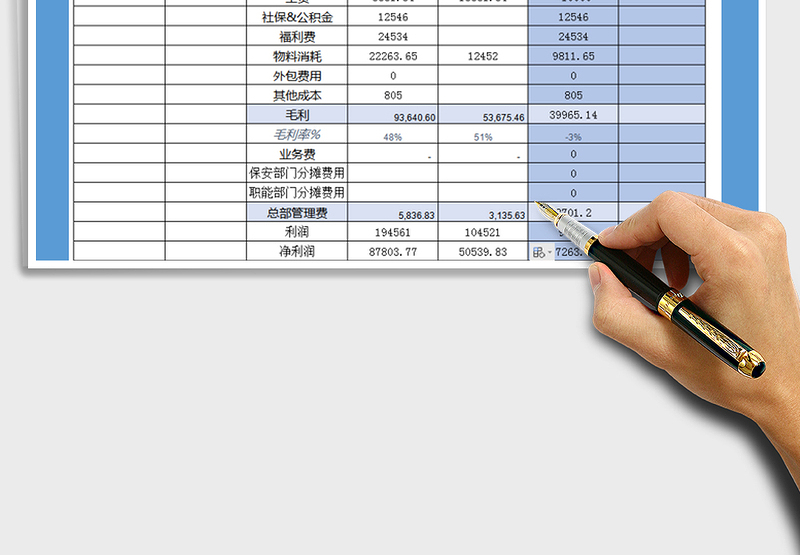 2025年收支利润盈利报表