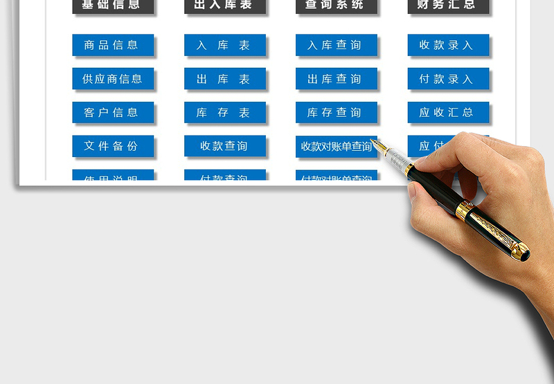 2024年出入库进销存管理系统excel表格