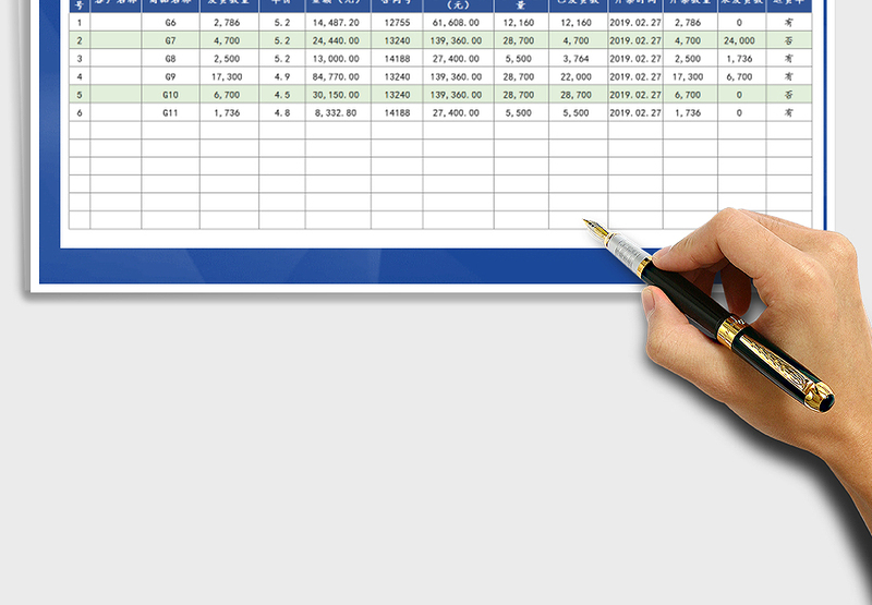 2025年客户订单管理明细表