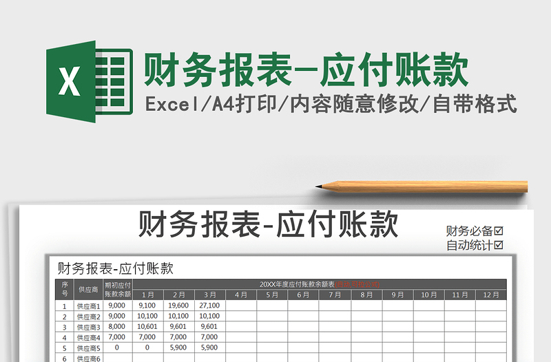 2025年财务报表-应付账款