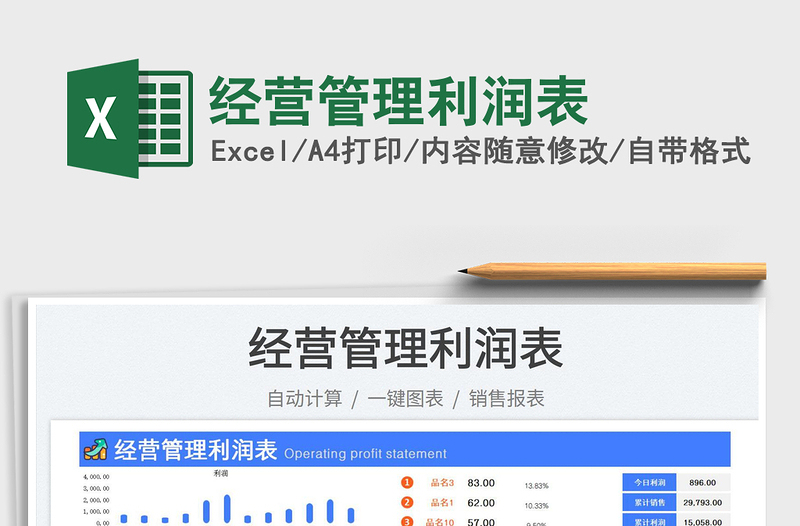 2025经营管理利润表免费下载