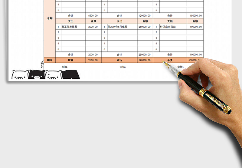 2025年财务出纳资金日报表（通用）