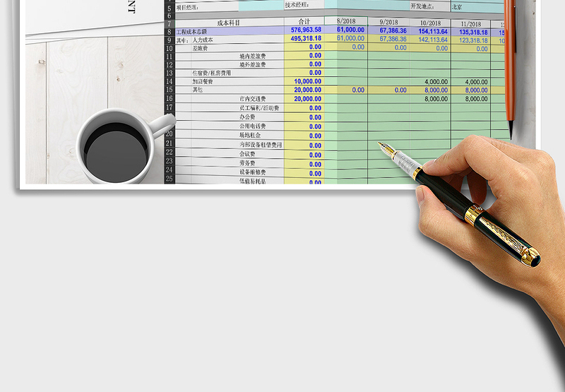 2024年项目管理-项目立项控制程序-项目预算表