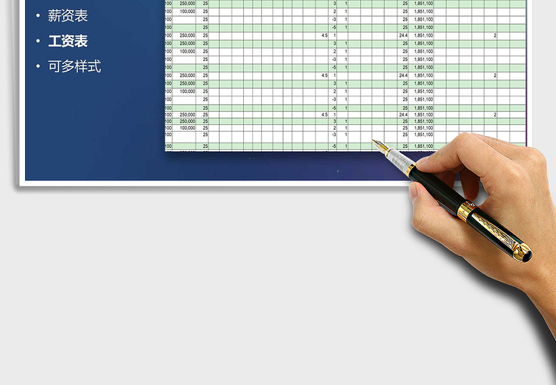 2025年工资表(薪资表)