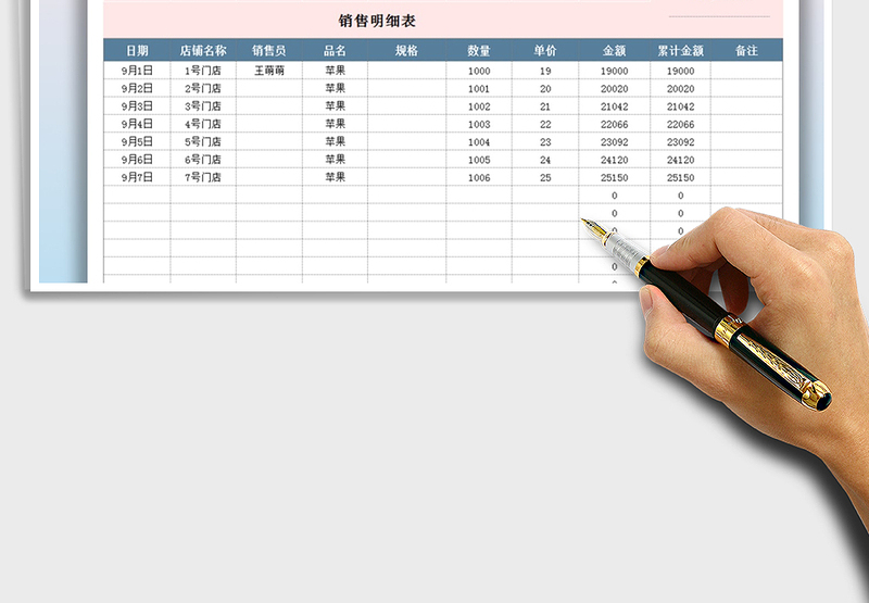 2025年财务销售收入报表