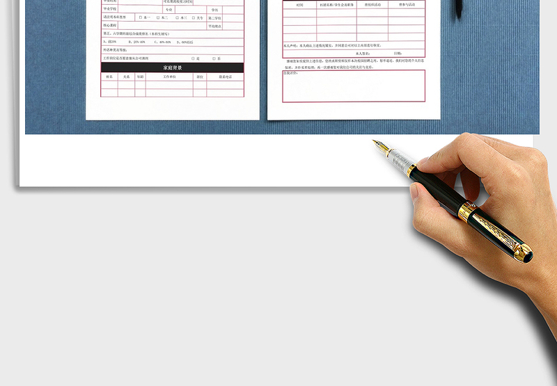 2025年校园招聘职位申请表